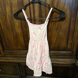 5 t flamingo dress spaghetti straps